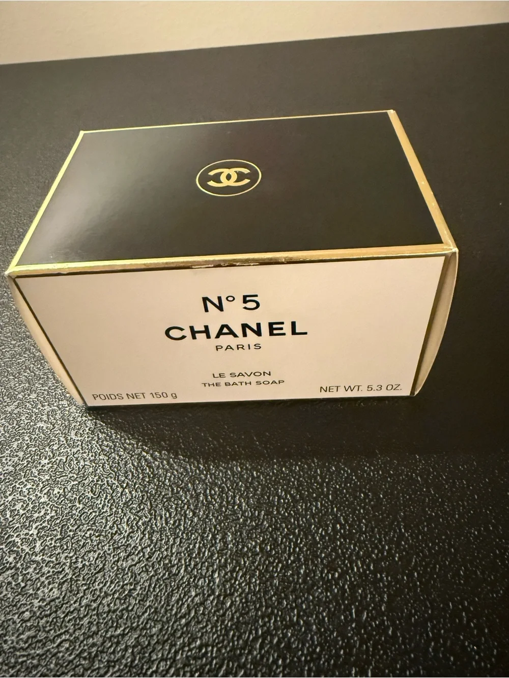 CHANEL N°5 Le Savon Bath Soap - Cream and Black Box